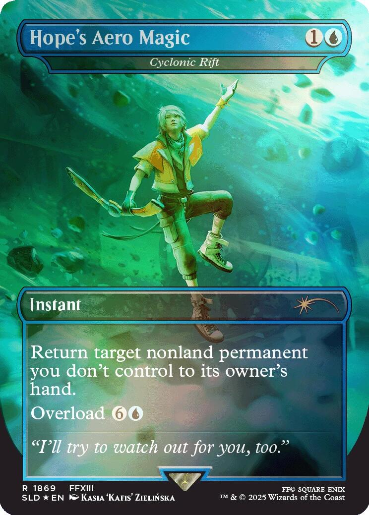 Hope's Aero Magic - Cyclonic Rift (Rainbow Foil) [Secret Lair Drop Series] | Gate City Games LLC