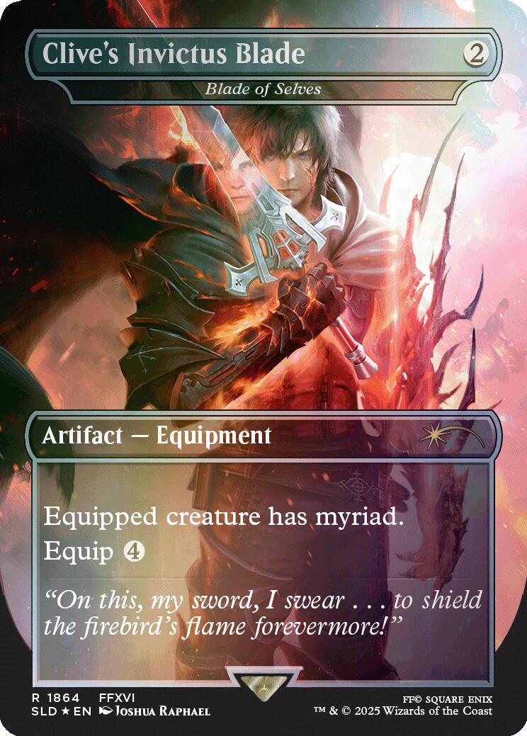 Clive's Invictus Blade - Blade of Selves (Rainbow Foil) [Secret Lair Drop Series] | Gate City Games LLC