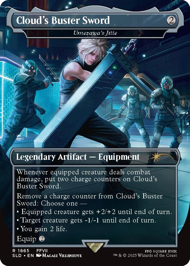 Cloud's Buster Sword - Umezawa's Jitte [Secret Lair Drop Series] | Gate City Games LLC