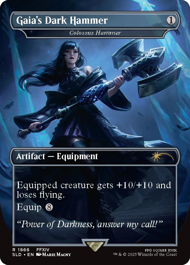 Gaia's Dark Hammer - Colossus Hammer [Secret Lair Drop Series] | Gate City Games LLC