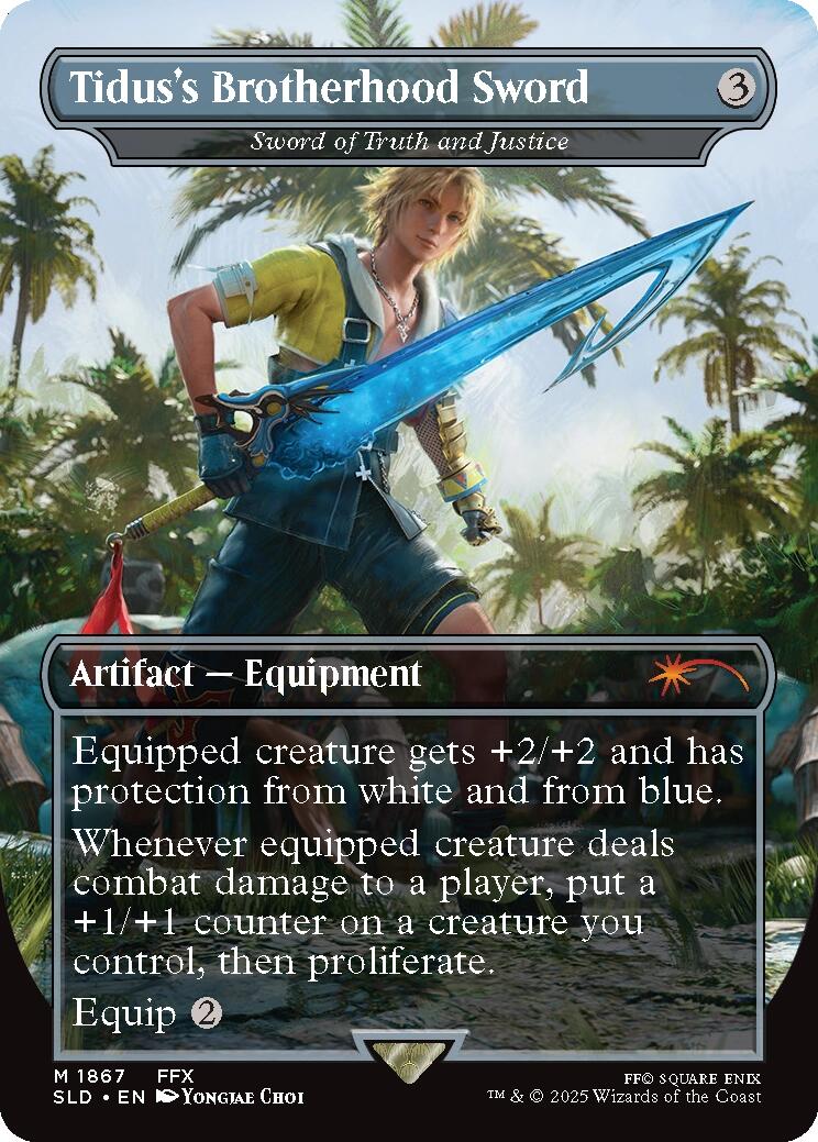 Tidus's Brotherhood Sword - Sword of Truth and Justice [Secret Lair Drop Series] | Gate City Games LLC