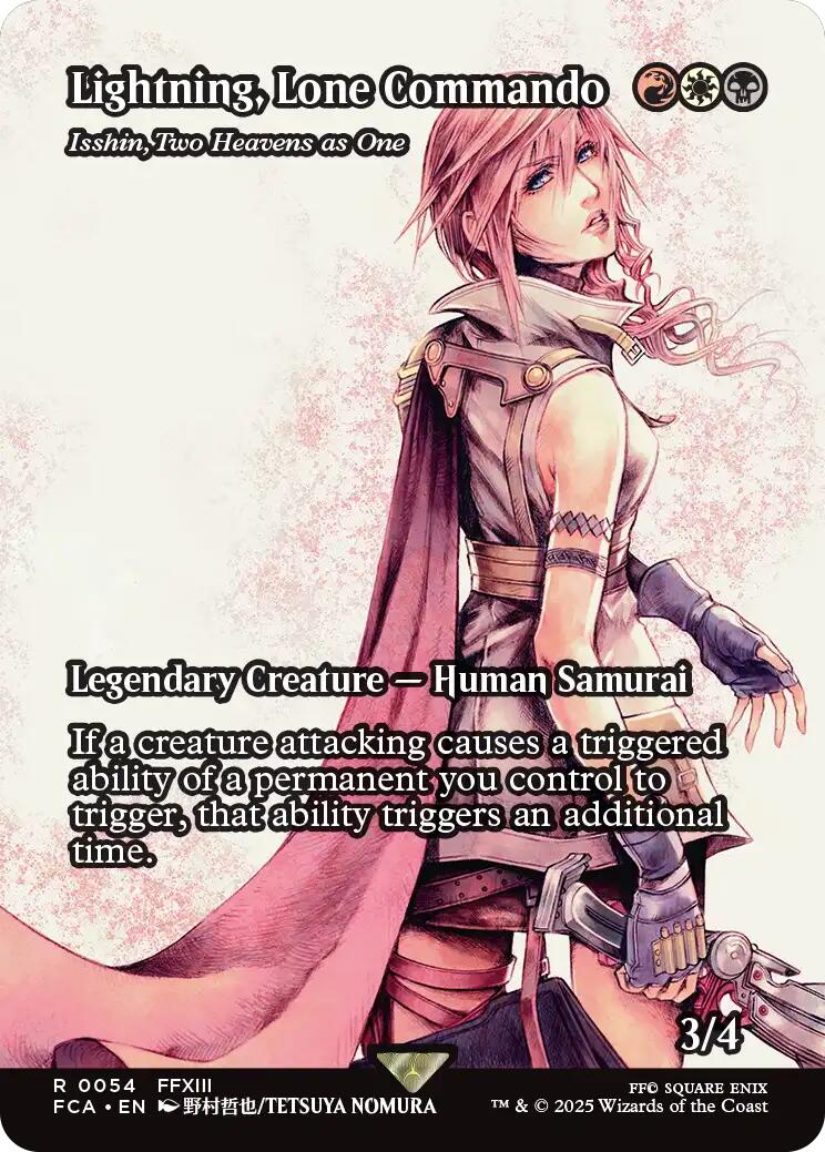 Lightning, Lone Commando - Isshin, Two Heavens as One (Showcase) [FINAL FANTASY : Through the Ages] | Gate City Games LLC