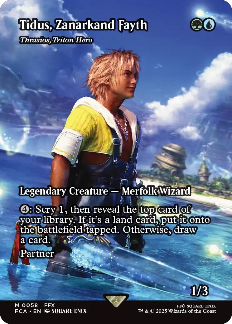 Tidus, Zanarkand Fayth - Thrasios, Triton Hero (Showcase) [FINAL FANTASY : Through the Ages] | Gate City Games LLC