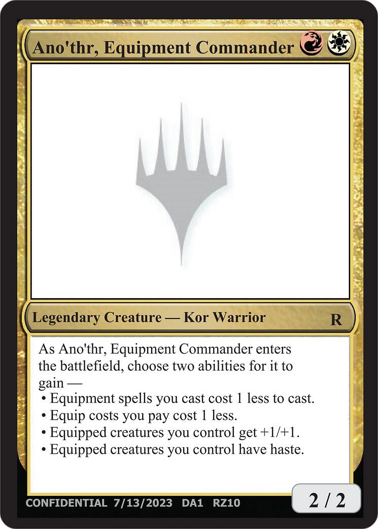 Ano'thr, Equipment Commander [Mystery Booster] | Gate City Games LLC