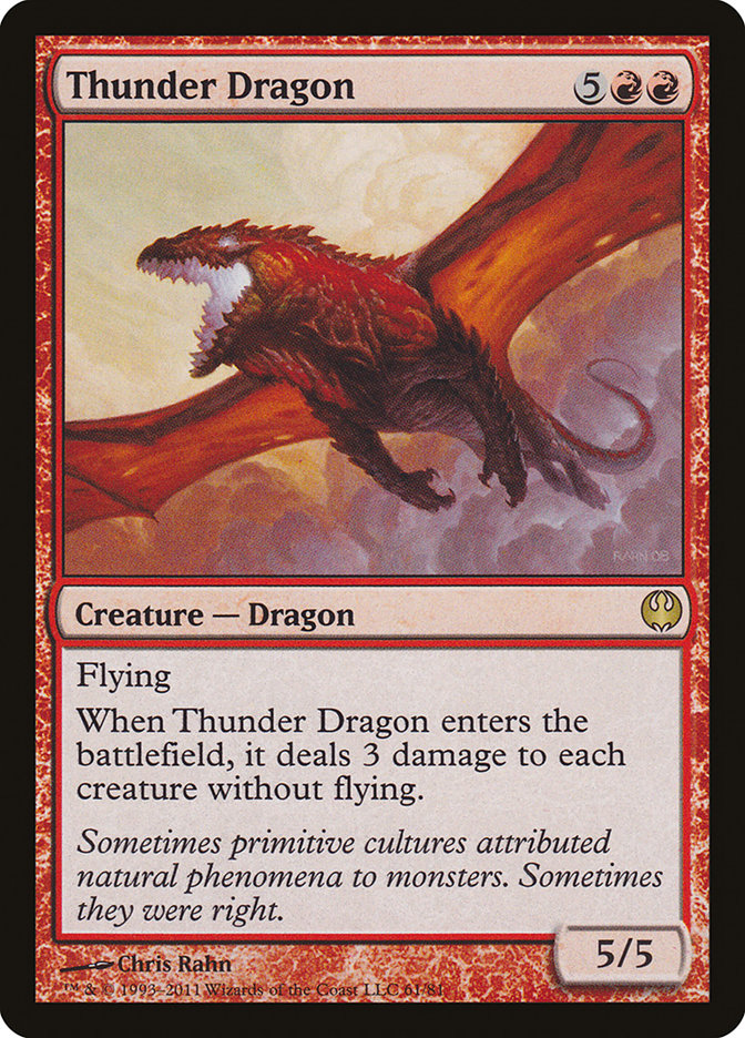 Thunder Dragon [Duel Decks: Knights vs. Dragons] | Gate City Games LLC