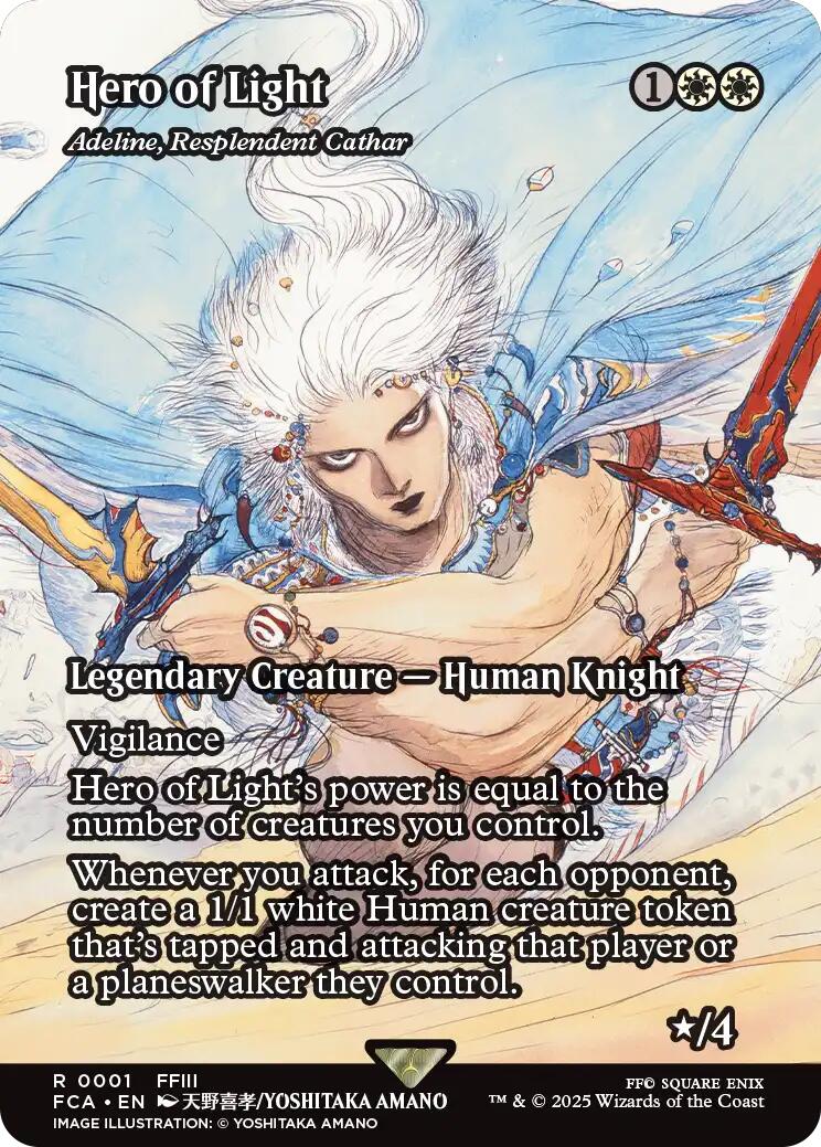 Hero of Light - Adeline, Resplendent Cathar (Showcase) [FINAL FANTASY : Through the Ages] | Gate City Games LLC