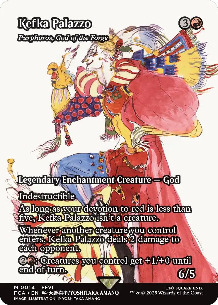 Kefka Palazzo - Purphoros, God of the Forge (Showcase) [FINAL FANTASY : Through the Ages] | Gate City Games LLC