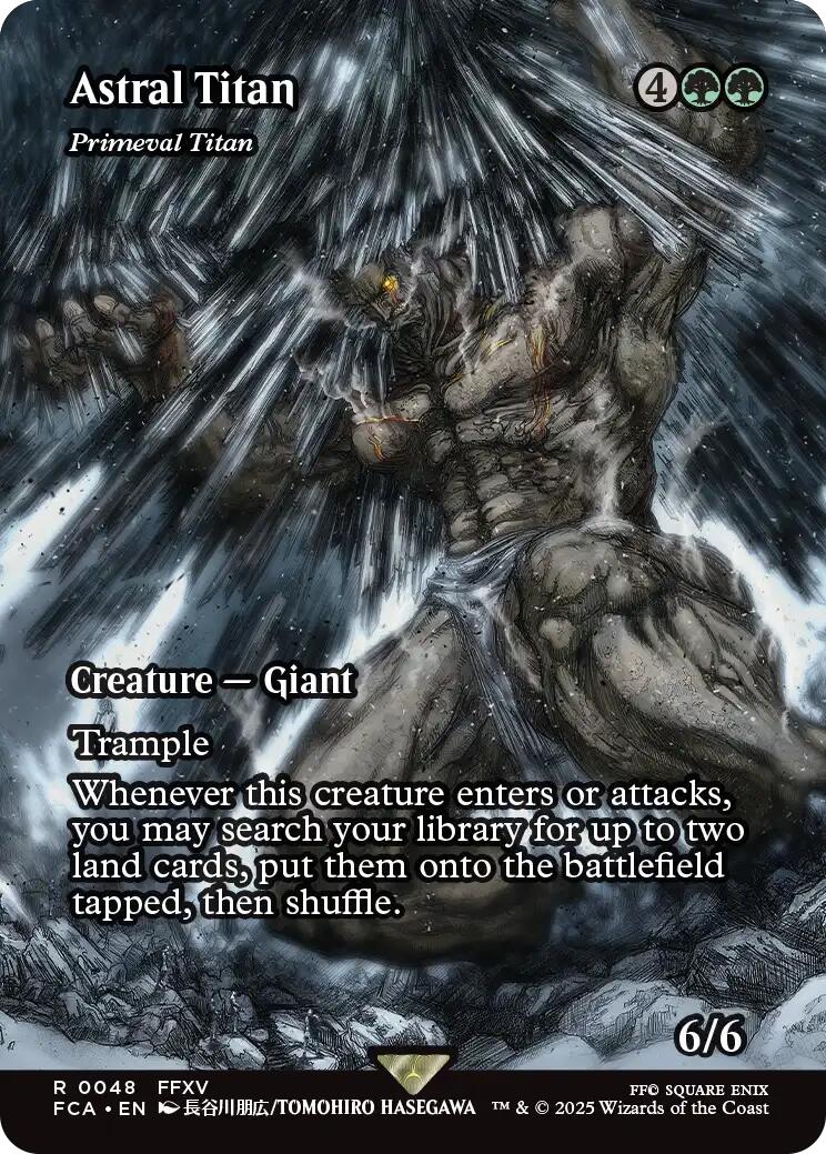 Astral Tiran - Primeval Titan (Showcase) [FINAL FANTASY : Through the Ages] | Gate City Games LLC