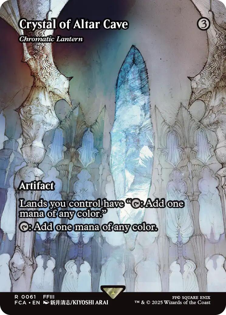 Crystal of Altar Cave - Chromatic Lantern (Showcase) [FINAL FANTASY : Through the Ages] | Gate City Games LLC