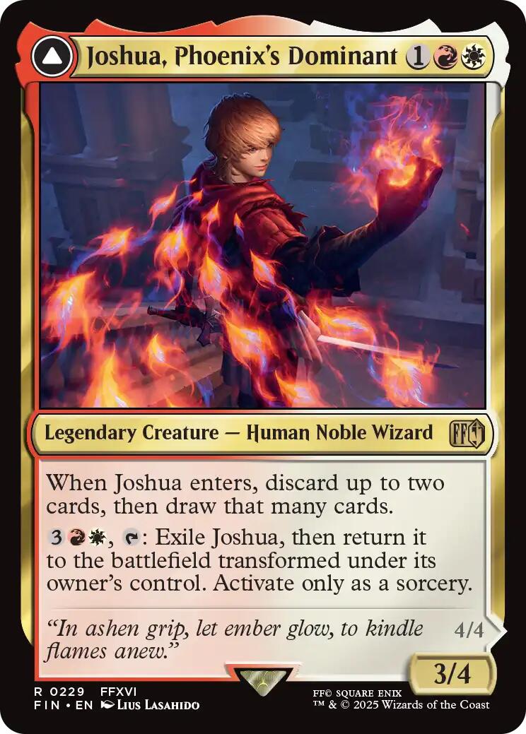 Joshua, Phoenix's Dominant [FINAL FANTASY] | Gate City Games LLC