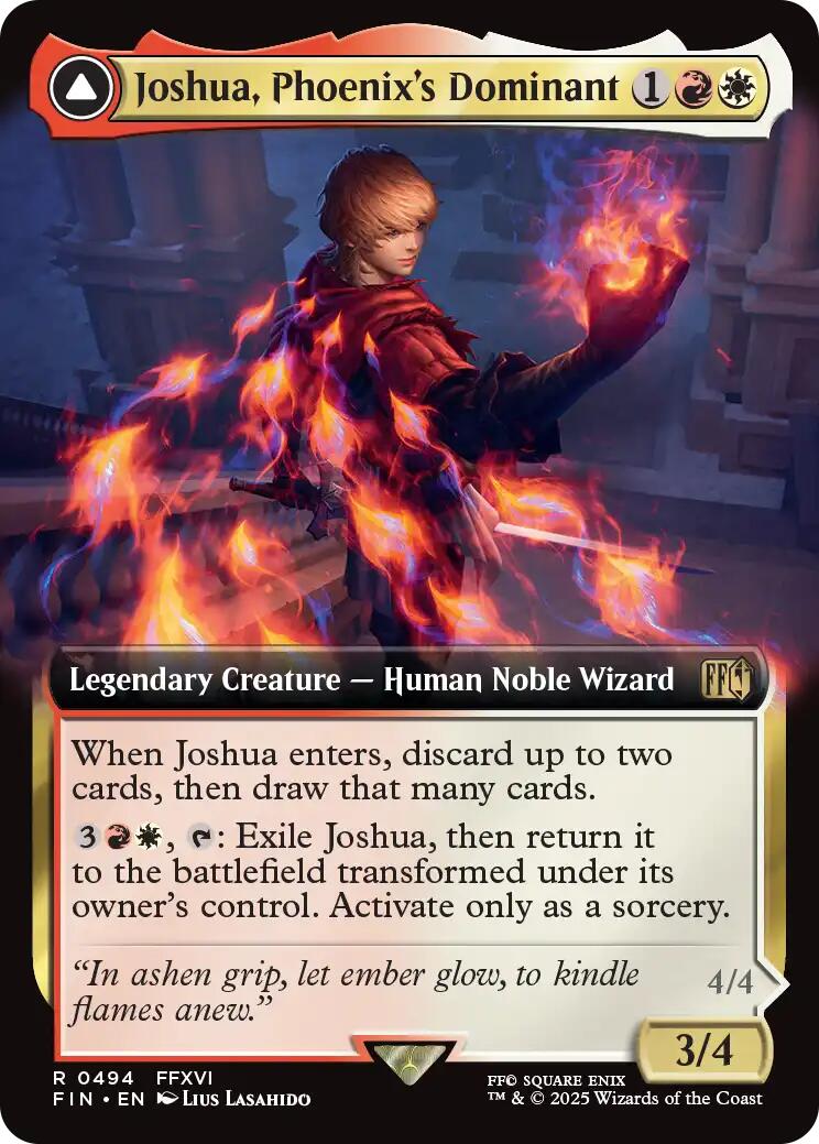 Joshua, Phoenix's Dominant (Extended Art) [FINAL FANTASY] | Gate City Games LLC