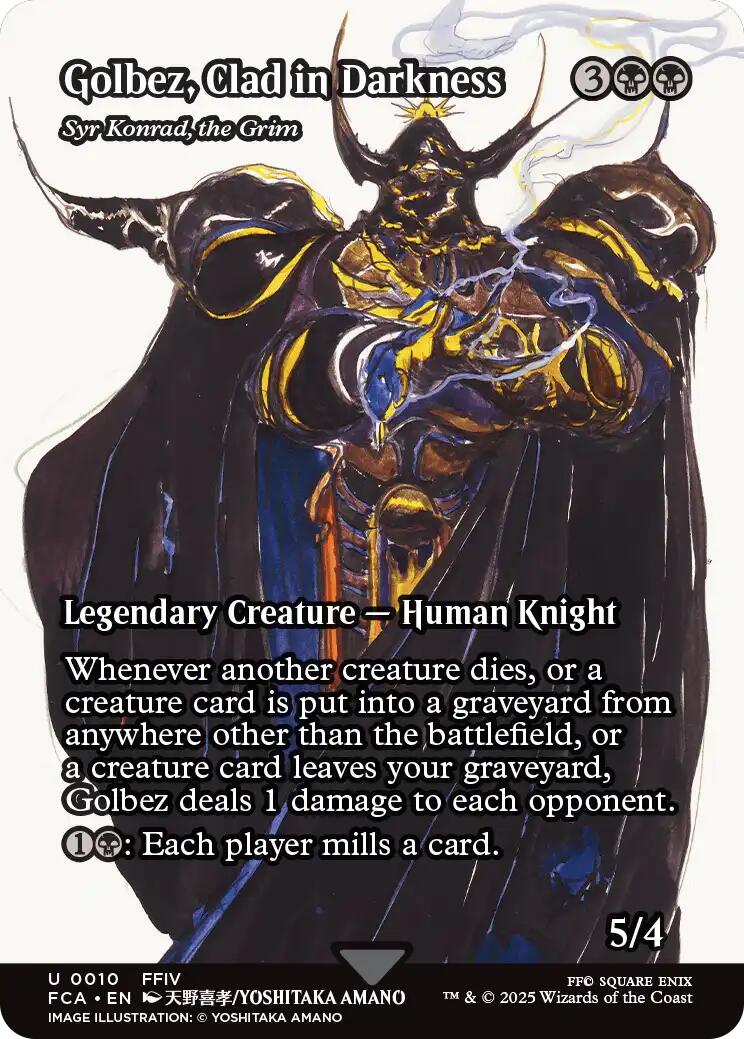Golbez, Clad in Darkness - Syr Konrad, the Grim (Showcase) [FINAL FANTASY : Through the Ages] | Gate City Games LLC