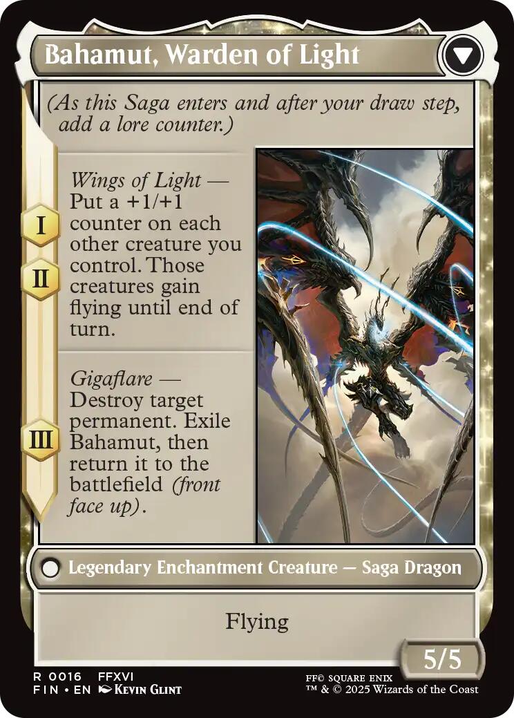 Dion, Bahamut's Dominant // Bahamut, Warden of Light [FINAL FANTASY] | Gate City Games LLC