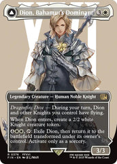 Dion, Bahamut's Dominant // Bahamut, Warden of Light (Borderless) [FINAL FANTASY] | Gate City Games LLC