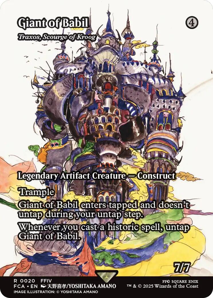 Giant of Babil - Traxos, Scourge of Kroog (Showcase) [FINAL FANTASY : Through the Ages] | Gate City Games LLC