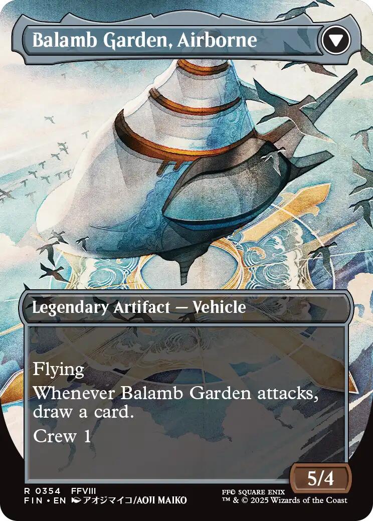 Balamb Garden, SeeD Academy // Balamb Garden, Airborne (Borderless) [FINAL FANTASY] | Gate City Games LLC