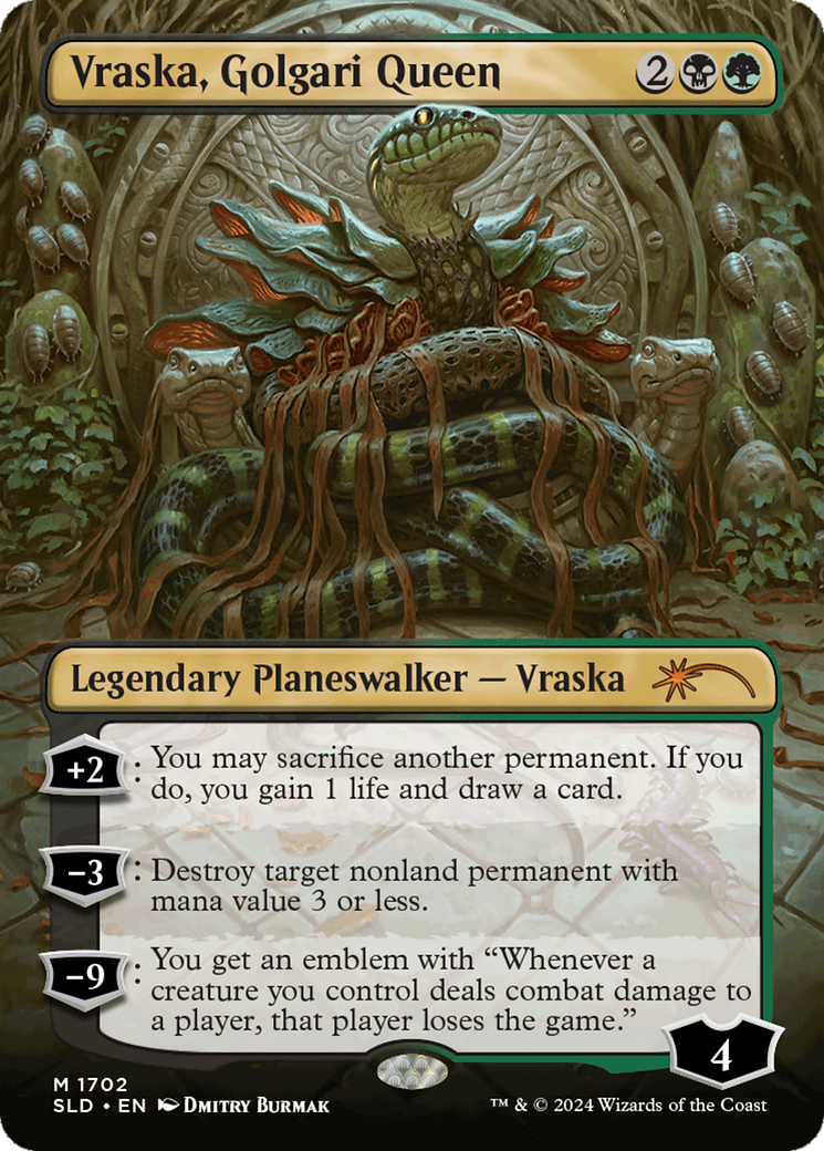 Vraska, Golgari Queen (1702) (Rainbow Foil) [Secret Lair Drop Series] | Gate City Games LLC