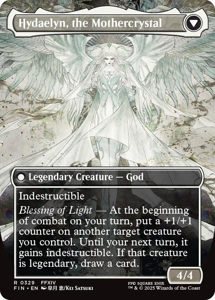 Venat, Heart of Hydaelyn // Hydaelyn, the Mothercrystal (Borderless) [FINAL FANTASY] | Gate City Games LLC