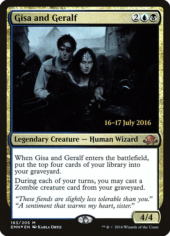 Gisa and Geralf [Eldritch Moon Prerelease Promos] | Gate City Games LLC
