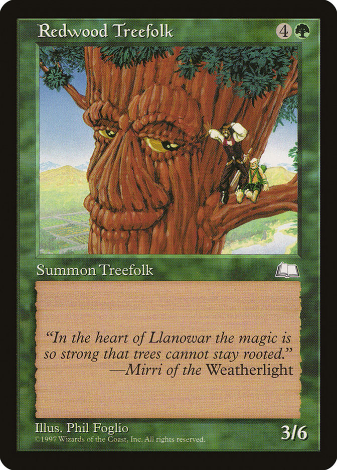 Redwood Treefolk [Weatherlight] | Gate City Games LLC