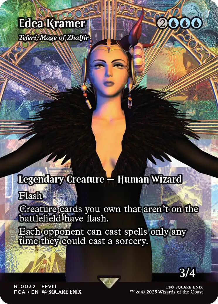 Edea Kramer - Teferi, Mage of Zhalfir (Showcase) [FINAL FANTASY : Through the Ages] | Gate City Games LLC