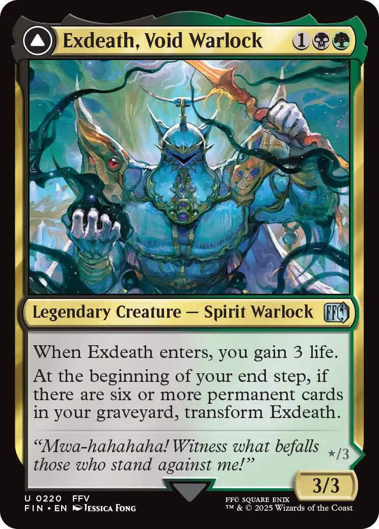 Exdeath, Void Warlock // Neo Exdeath, Dimension's End [FINAL FANTASY] | Gate City Games LLC