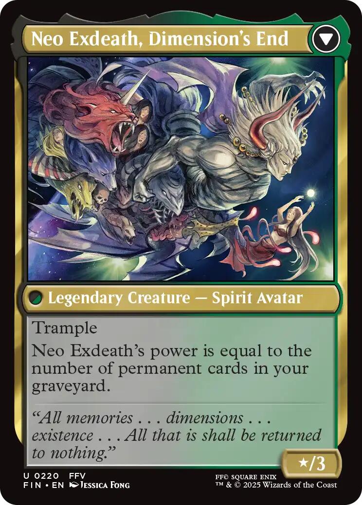 Exdeath, Void Warlock // Neo Exdeath, Dimension's End [FINAL FANTASY] | Gate City Games LLC