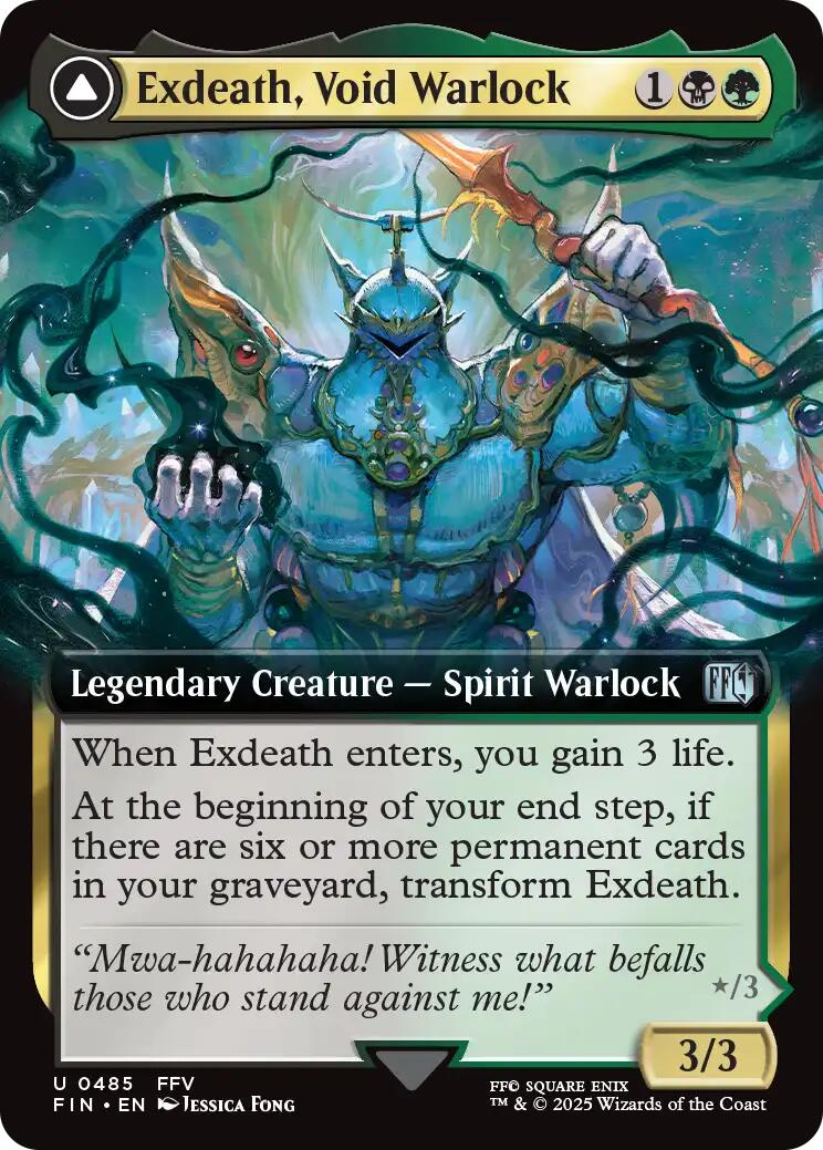 Exdeath, Void Warlock // Neo Exdeath, Dimension's End (Extended Art) [FINAL FANTASY] | Gate City Games LLC