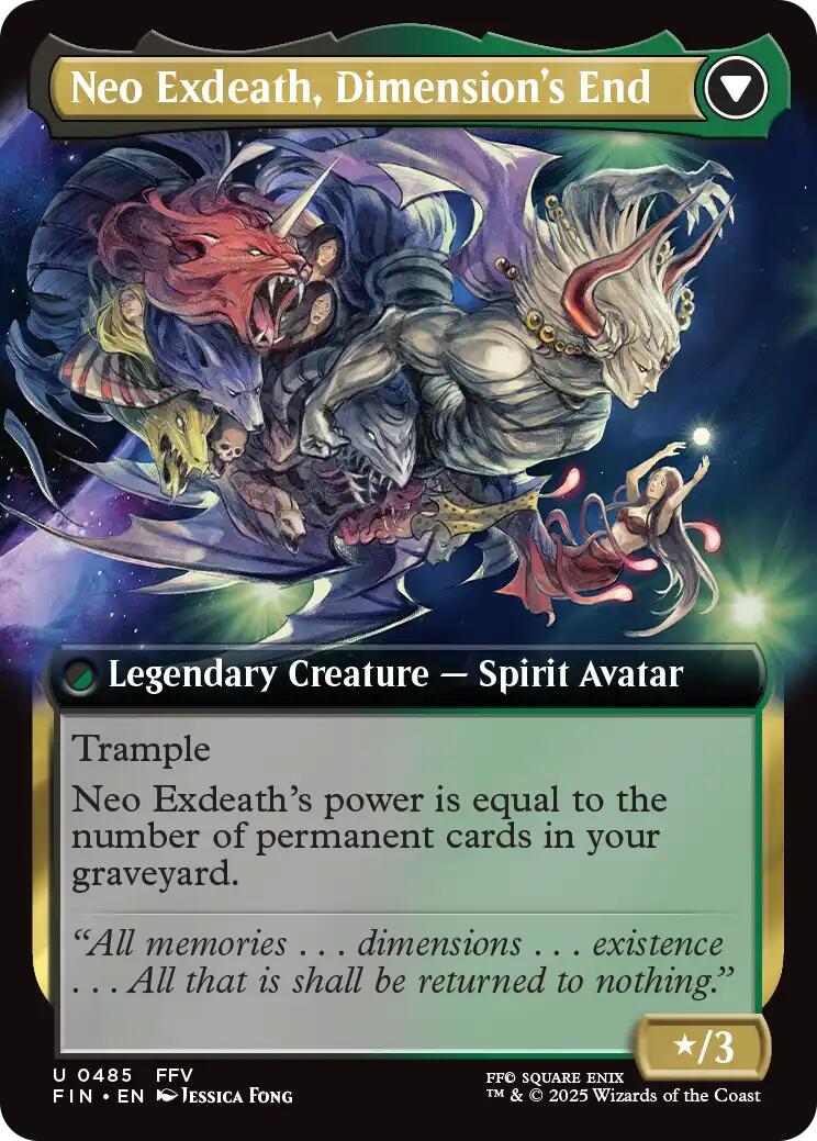 Exdeath, Void Warlock // Neo Exdeath, Dimension's End (Extended Art) [FINAL FANTASY] | Gate City Games LLC