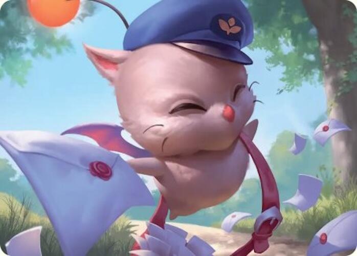 Delivery Moogle Art Card [FINAL FANTASY Art Series] | Gate City Games LLC