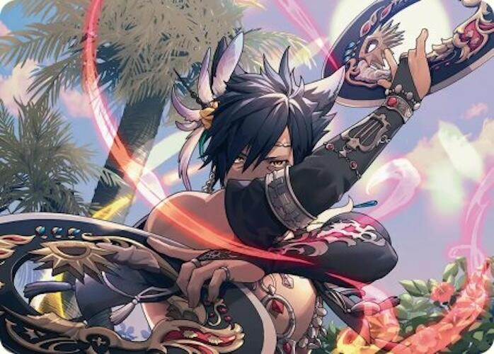 Dancer's Chakrams Art Card [FINAL FANTASY Art Series] | Gate City Games LLC