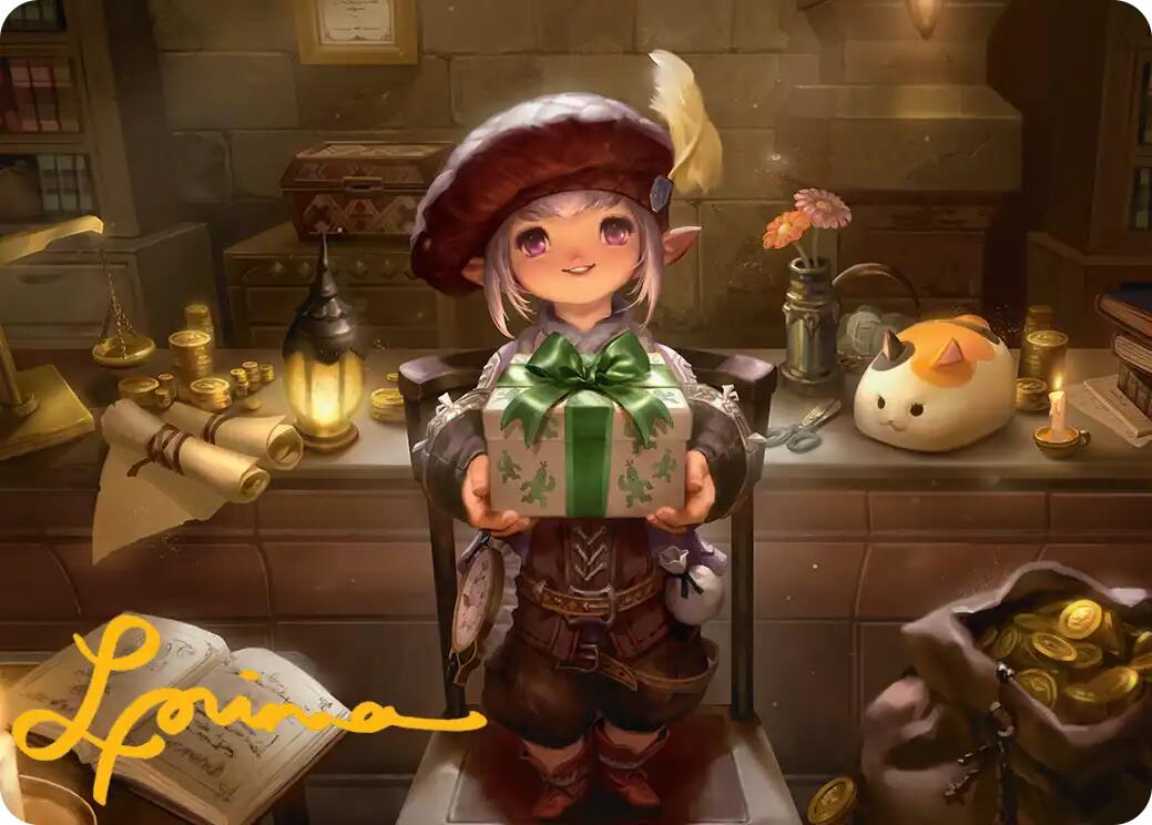 Tataru Taru Art Card (Gold-Stamped Signature) [FINAL FANTASY Art Series] | Gate City Games LLC