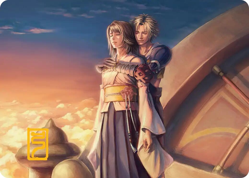 Farewell Art Card (Gold-Stamped Signature) [FINAL FANTASY Art Series] | Gate City Games LLC