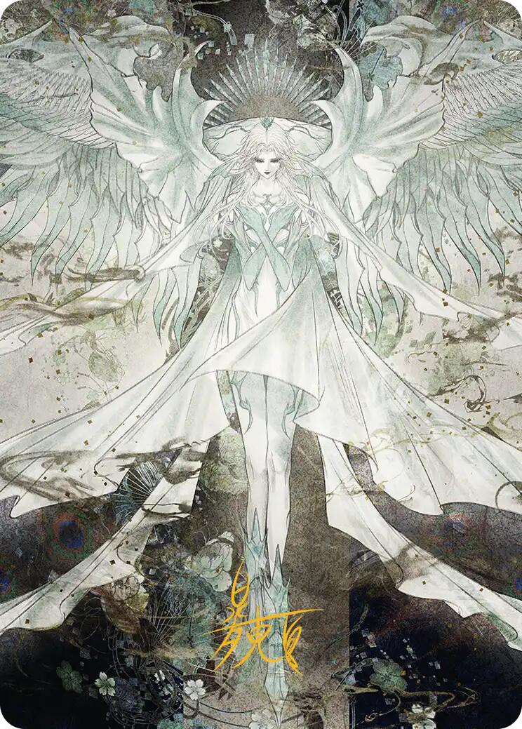 Hydaelyn, the Mothercrystal Art Card (Gold-Stamped Signature) [FINAL FANTASY Art Series] | Gate City Games LLC