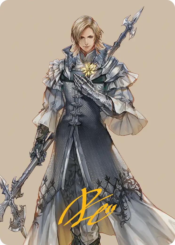 Dion, Bahamut's Dominant Art Card (Gold-Stamped Signature) [FINAL FANTASY Art Series] | Gate City Games LLC