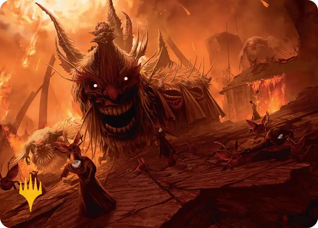 The Final Days Art Card (Gold-Stamped Planeswalker Symbol) [FINAL FANTASY Art Series] | Gate City Games LLC