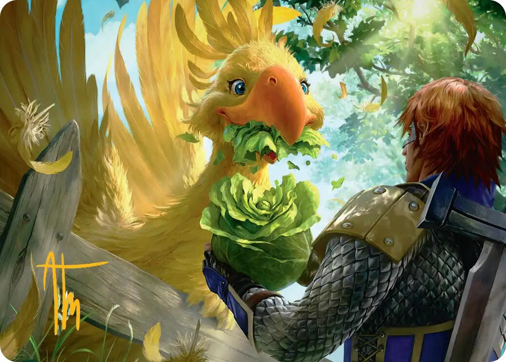 Gysahl Greens Art Card (Gold-Stamped Signature) [FINAL FANTASY Art Series] | Gate City Games LLC