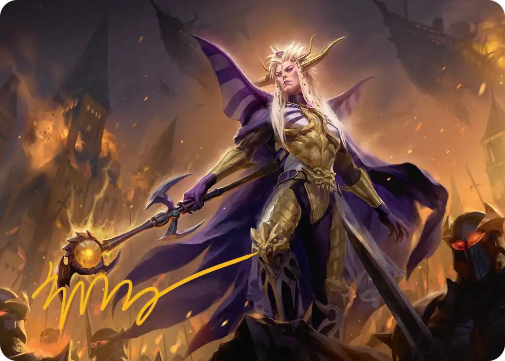 The Emperor of Palamecia Art Card (Gold-Stamped Signature) [FINAL FANTASY Art Series] | Gate City Games LLC