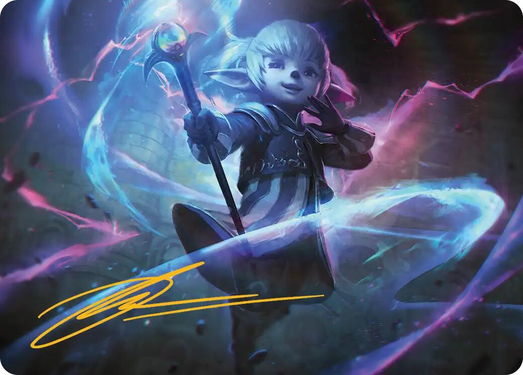 Shantotto, Tactician Magician Art Card (Gold-Stamped Signature) [FINAL FANTASY Art Series] | Gate City Games LLC