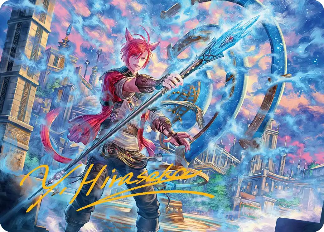 G'raha Tia, Scion Reborn Art Card (19) (Gold-Stamped Signature) [FINAL FANTASY Art Series] | Gate City Games LLC