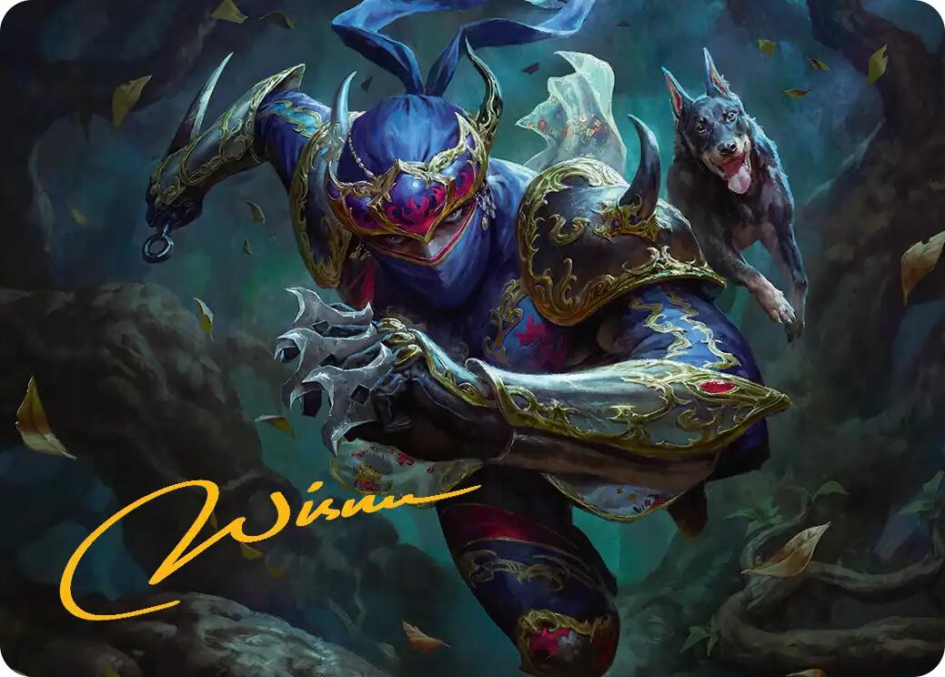 Shadow, Mysterious Assassin Art Card (Gold-Stamped Signature) [FINAL FANTASY Art Series] | Gate City Games LLC