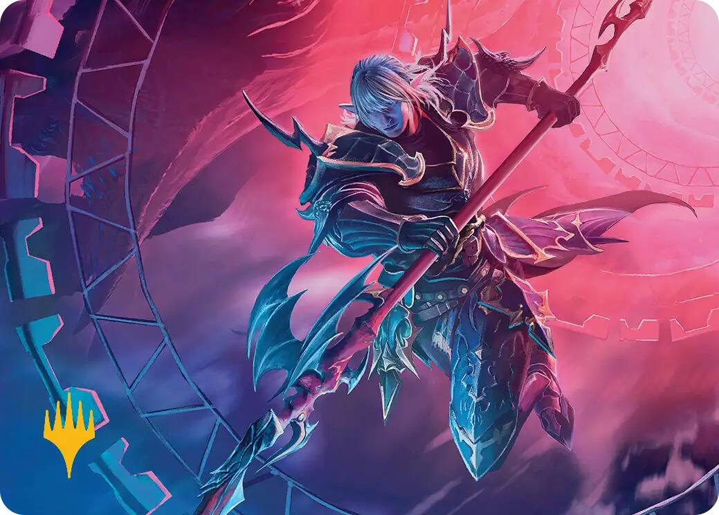 Estinien Varlineau Art Card (Gold-Stamped Planeswalker Symbol) [FINAL FANTASY Art Series] | Gate City Games LLC