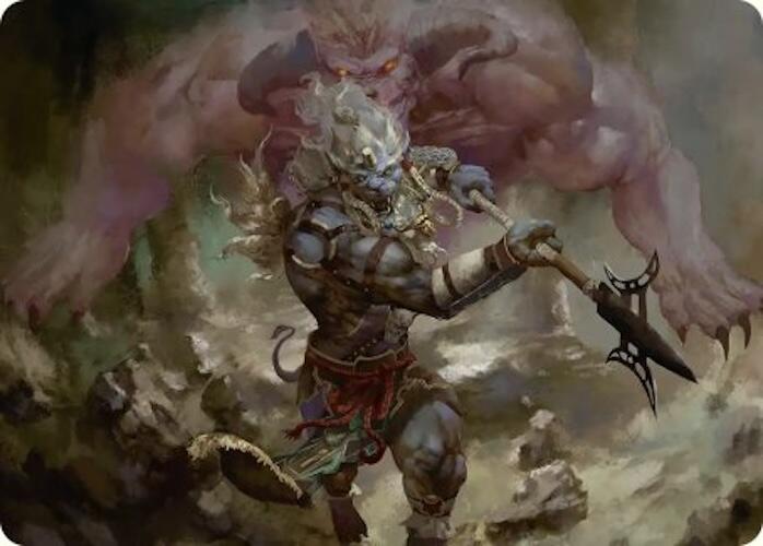 Kimahri, Valiant Guardian Art Card [FINAL FANTASY Art Series] | Gate City Games LLC