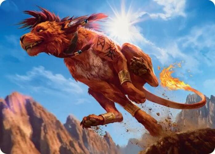 Red XIII, Proud Warrior Art Card [FINAL FANTASY Art Series] | Gate City Games LLC