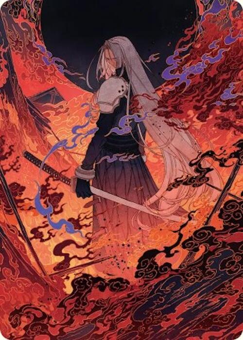 Nibelheim Aflame Art Card [FINAL FANTASY Art Series] | Gate City Games LLC