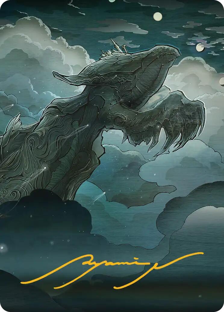 Sin, Spira's Punishment Art Card (Gold-Stamped Signature) [FINAL FANTASY Art Series] | Gate City Games LLC