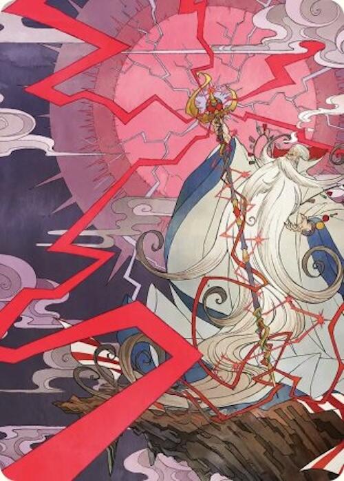 Summon: Esper Ramuh Art Card [FINAL FANTASY Art Series] | Gate City Games LLC