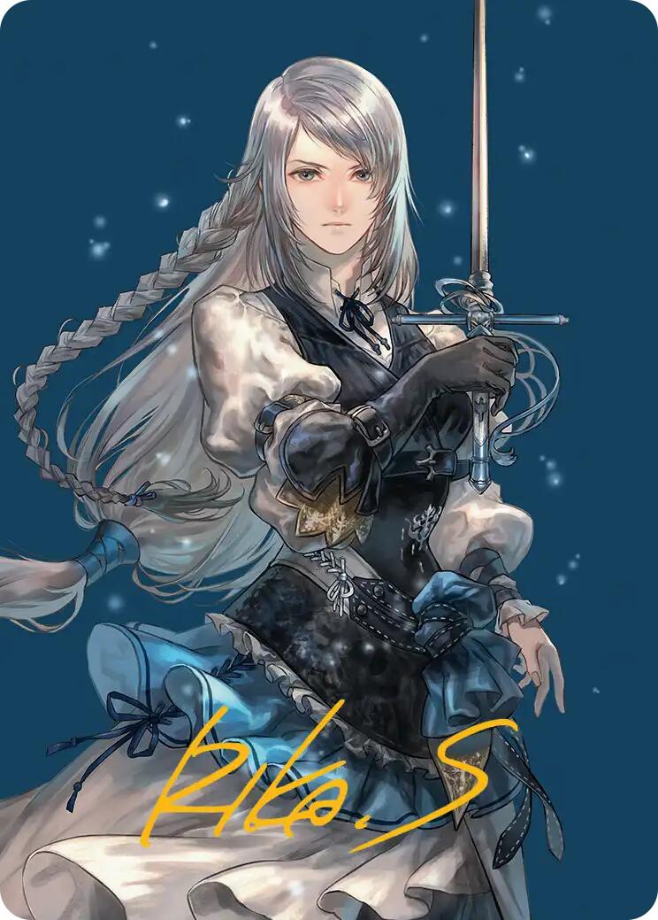 Jill, Shiva's Dominant Art Card (Gold-Stamped Signature) [FINAL FANTASY Art Series] | Gate City Games LLC