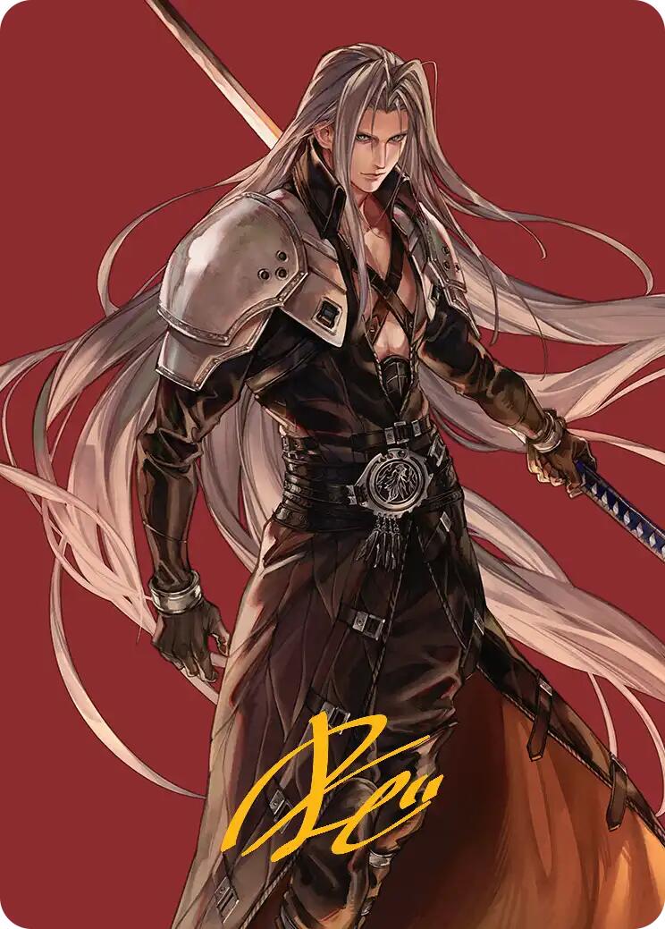 Sephiroth, Fabled SOLDIER Art Card (Gold-Stamped Signature) [FINAL FANTASY Art Series] | Gate City Games LLC