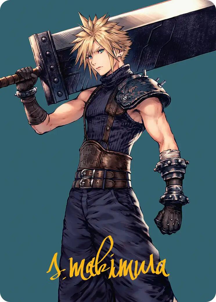 Cloud, Ex-SOLDIER Art Card (Gold-Stamped Signature) [FINAL FANTASY Art Series] | Gate City Games LLC